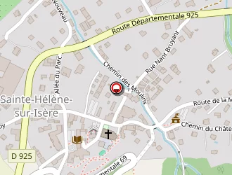 Carte de O.p.b. à Sainte-hélène-sur-isère