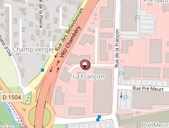 Carte de Rectimo Industrie à Chambéry