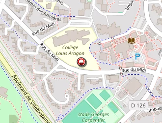 Carte de Centre Permanent Batiment à Villefontaine