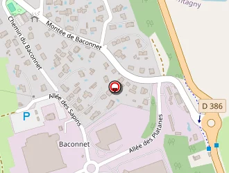 Carte de De Vecchi à Montagny