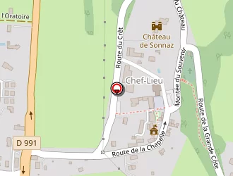 Carte de A L'eau Chauffage à Sonnaz