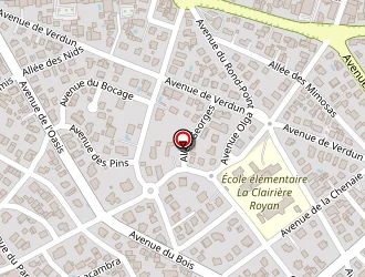 Carte de Pharmacie Du Parc à Royan