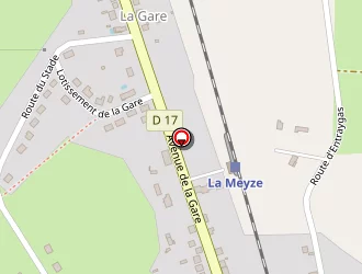 Carte de Beards Kieron à Meyze (la)