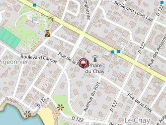 Carte de Hotel Cordouan à Royan