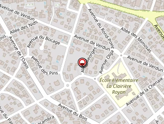 Carte de Ecole La Clairière à Royan