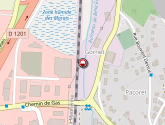 Carte de Christaud (ets) à Voglans