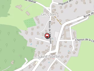 Carte de Les P'tits Trognons (eaje) à Saint-sorlin