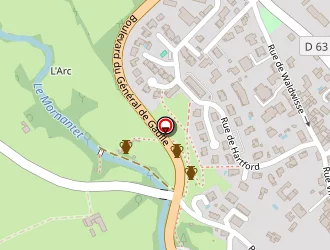 Carte de Boulodrome à Mornant