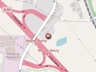 Carte de L.r.d à Magnac-bourg