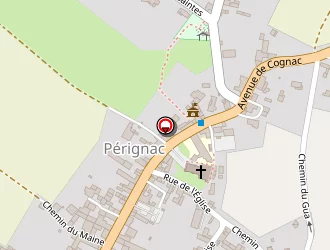 Carte de Agence Postale à Pérignac