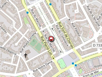 Carte de Alpha Hôtel à Royan