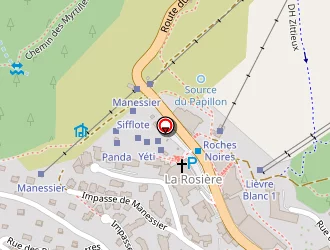 Carte de Central De Réservation à Montvalezan