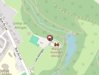 Carte de College Les Allinges à Saint-quentin-fallavier