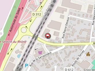 Carte de Dim Rénovation à Sérézin-du-rhône