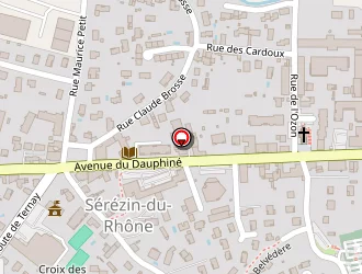 Carte de Carrefour Contact à Sérézin-du-rhône