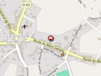 Carte de Quintane à Croisille-sur-briance (la)