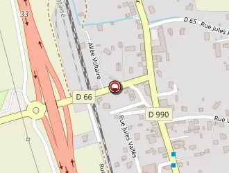 Carte de Cateau Monique à Bâthie (la)