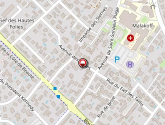 Carte de Actua Coiffure à Vaux-sur-mer