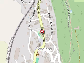 Carte de Gymnase à Voglans