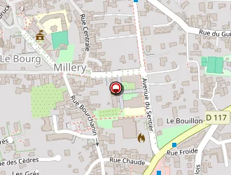 Carte de Sdis Du Rhône à Millery