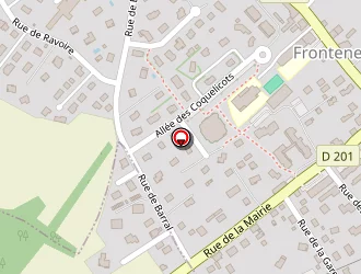 Carte de Ecole Maternelle à Frontenex