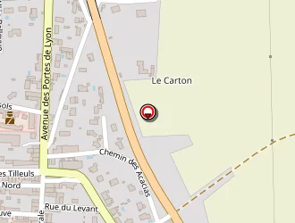 Carte de G.e.d.a.s à Saint-symphorien-d'ozon