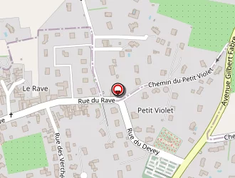 Carte de Bernard Rodolphe à Millery