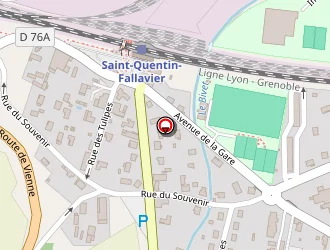 Carte de Hullard William à Saint-quentin-fallavier