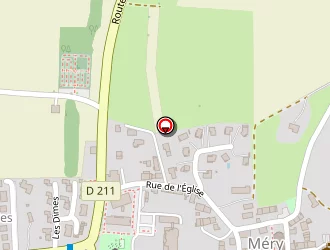 Carte de Le Clos à Méry