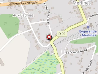 Carte de Terrain De Pétanque à Merlines