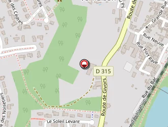 Carte de Sas Lieux Dits à Vernaison