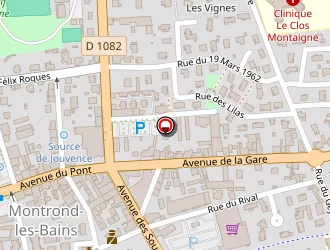 Carte de De Araujo Christian à Montrond-les-bains