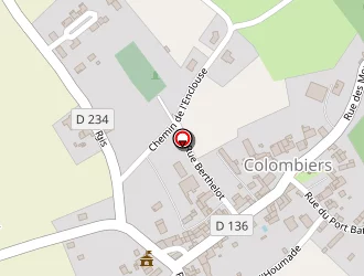 Carte de Circuit De Randonne à Colombiers