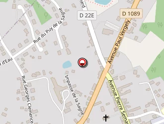 Carte de Petit Casino à Merlines