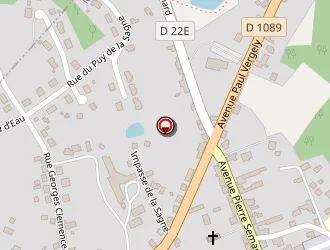 Carte de Antrop Chanut à Merlines