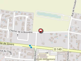 Carte de La Poste à Saint-pierre-de-chandieu