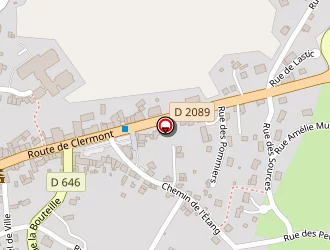 Carte de Gymnase à Bourg-lastic