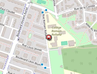 Carte de Ecole Jean Monnet à Soyaux