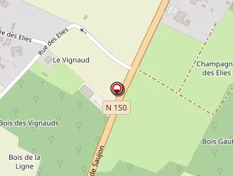 Carte de Camping Les Chênes à Médis