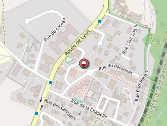 Carte de Entreclean à Vernaison