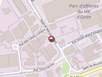 Carte de Perret Immo à Chaponnay