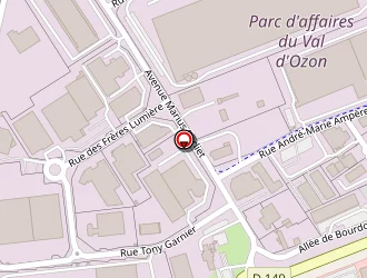 Carte de Carrion Axe Btp à Chaponnay