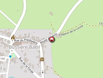 Carte de Ecole Primaire à Bussière-badil