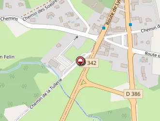 Carte de Le Cristal à Vourles