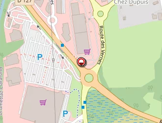 Carte de Aix Vélo à Drumettaz-clarafond