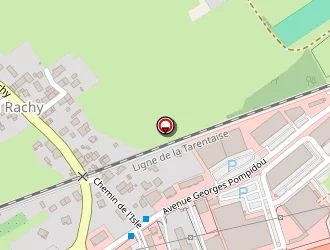 Carte de Etap Hotel Albertville à Gilly-sur-isère