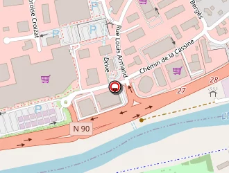 Carte de Décathlon à Albertville