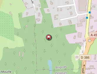 Carte de Martin Jean Bernard à Orliénas