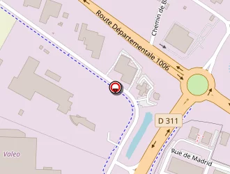 Carte de Menway Intérim à Saint-quentin-fallavier