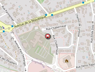 Carte de Stade De Lunesse à Angoulême